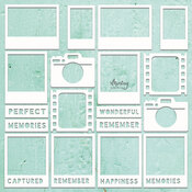 Photo Set 2 Chipboard Diecuts - Mintay Chippies - Mintay Papers - PRE ORDER