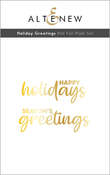 Holiday Greetings Hot Foil Plate Set - Altenew