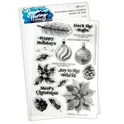 Halftone Holiday Clear Stamps 