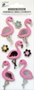 Fancy Flamingo - Little Birdie 3D Sticker Embellishment 8/Pkg