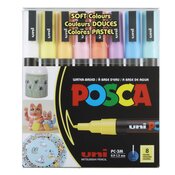 Posca 8-Color Fine Soft Colour Paint Marker Set