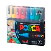POSCA Markers 8-Color PC-3M Fine Set