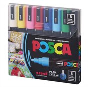 POSCA Markers 8-Color PC-5M Medium Set
