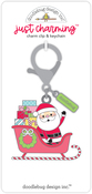 Here Comes Santa Claus Just Charming Clip - Doodlebug