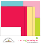 Candy Cane Lane Assorted Cards & Envelopes - Doodlebug