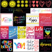 Love and Graditude Poster Stickers - Reminisce