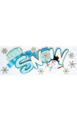 Let It Snow Title Sticker - Jolee's Boutique