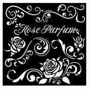 Borders Stencil - Rose Parfum - Stamperia