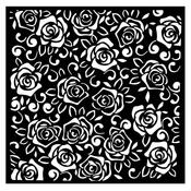 Roses Pattern Stencil - Rose Parfum - Stamperia