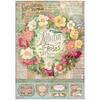 Album De Roses Rice Paper - Rose Parfum - Stamperia