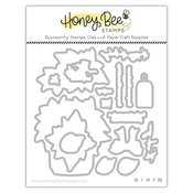 Potted Poinsettia Honey Cuts - Make It Merry - Honey Bee Stamps