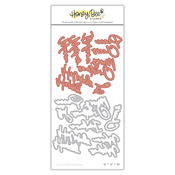 Foil Script: Holiday Hot Foil Plate & Honey Cuts - Make It Merry - Honey Bee Stamps