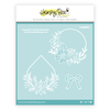 Elegant Floral Frames Coordinating Stencils - Make It Merry - Honey Bee Stamps