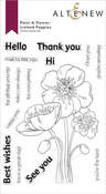 Paint-A-Flower: Iceland Poppies Outline Stamp Set - Altenew