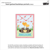 Heart Garland Backdrop: Portrait Lawn Cuts - Lawn Fawn