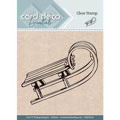 Sled Card Deco Essentials Clear Stamp - Find It Trading