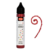 Chili Red German Glitter Pen - Viva Decor