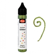 Pea Green German Glitter Pen - Viva Decor
