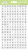 Day To Day 2023 Calendar Numbers Stickers - Doodlebug
