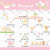 Baby Girl First Year Calendar Kit - Doodlebug