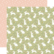 Blissful Bunnies Paper - It's Easter Time - Echo Park