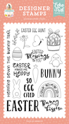 So Egg Cited Stamp Set - Echo Park
