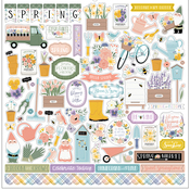 It's Spring Time Element Sticker Sheet - Echo Park
