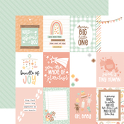 3x4 Journaling Cards Paper - Our Baby Girl - Echo Park