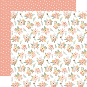Adorable Floral Paper - Our Baby Girl - Echo Park