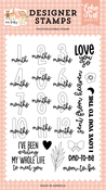 Our Baby Girl Months Stamp Set - Echo Park