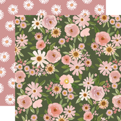 Soft Floral Clusters Paper - Flora No.6 - Carta Bella - PRE ORDER
