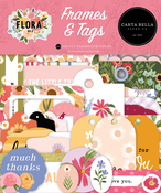 Flora No.6 Frames & Tags - Carta Bella