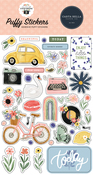 Here There And Everywhere Puffy Stickers - Carta Bella
