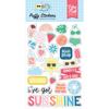 Sun Kissed Puffy Stickers - Echo Park
