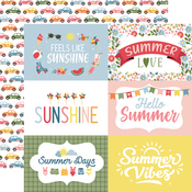 Journaling 6x4 Cards Paper - Here Comes The Sun - Echo Park