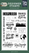 Take All The Pictures Stamp Set - Let's Go Travel - Echo Park - PRE ORDER