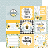 Journaling 4x4 Cards Paper - Bee Happy - Echo Park - PRE ORDER