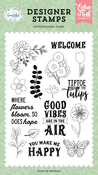 Where Flowers Bloom Stamp Set - Life Is Beautiful - Echo Park - PRE ORDER
