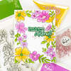 Floral Border Stamp - Pinkfresh