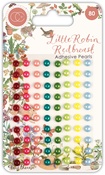 Little Robin Redbreast - Craft Consortium Adhesive Pearls 80/Pkg