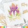 With Sympathy Duo Foil Plate - Waffle Flower Crafts