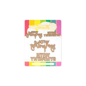 With Sympathy Duo Foil Plate - Waffle Flower Crafts