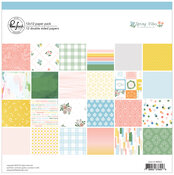 Spring Vibes 12x12 Paper Pack - Pinkfresh Studio
