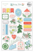 Spring Vibes Puffy Stickers - Pinkfresh Studio
