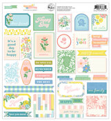 Flower Market Cardstock Stickers - Pinkfresh Studio