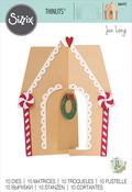 Gingerbread House Card Thinlits Die Set - Sizzix