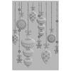 Sparkly Ornaments 3-D Textured Impressions Embossing Folder - Sizzix