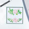 Floral Borders Layered Stencils - Sizzix