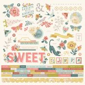Wildflower Cardstock Stickers - Simple Stories