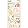 Wildflower Chipboard Stickers - Simple Stories
